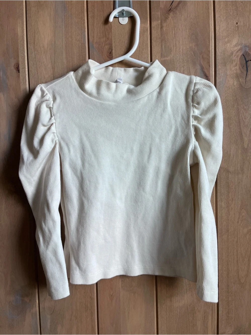 Baby GAP Black Corduroy button dress with cream puff shoulder top - 3T